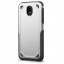 Odolný protišmykový kryt pre Samsung Galaxy J7 (2017) - strieborný