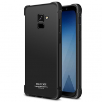 Imak Silky plastový kryt pre Samsung Galaxy A8 Plus (2018) - čierny
