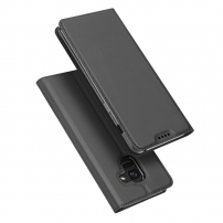 Dux Ducis Skin Pro flipové puzdro pre Samsung Galaxy A8 (2018) - sivé