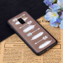 Plastový embosovaný kryt šípy pre Samsung Galaxy A8 (2018) - transparentný