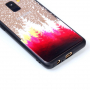 Plastový embosovaný kryt les pre Samsung Galaxy A8 (2018) - transparentný