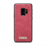 Caseme 2v1 peňaženkové puzdro pre Samsung Galaxy S9 - červené