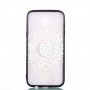 Plastový embosovaný kryt mandala pre Samsung Galaxy J5 (2017) - transparentný