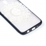 Plastový embosovaný kryt mandala pre Samsung Galaxy J5 (2017) - transparentný