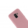 Nxe Plastový trblietavý kryt pre Samsung Galaxy A8 (2018) - zlatoružový