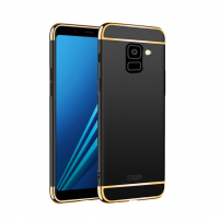 Mofi Plastový kryt pre Samsung Galaxy A8 (2018) - čierny