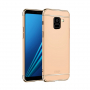 Mofi Plastový kryt pre Samsung Galaxy A8 (2018) - zlatý