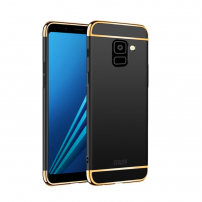 Mofi Plastový kryt pre Samsung Galaxy A8 Plus (2018) - čierny