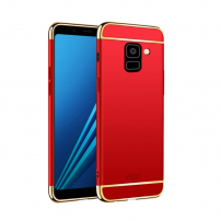 Mofi Plastový kryt pre Samsung Galaxy A8 Plus (2018) - červený