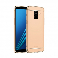Mofi Plastový kryt pre Samsung Galaxy A8 Plus (2018) - zlatý