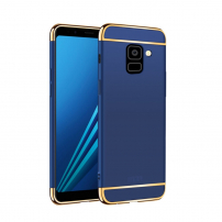 Mofi Plastový kryt pre Samsung Galaxy A8 Plus (2018) - modrý