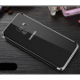 Sulada Plastový číry kryt s rámčekom pre Samsung Galaxy S9 - čierny