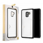 Dux Ducis Pocard kožený kryt pre Samsung Galaxy A8 Plus (2018) - biely