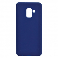 Silikónový kryt pre Samsung Galaxy A8 (2018) - tmavomodrý