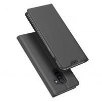 Dux Ducis Skin Pro flipové puzdro pre Samsung Galaxy A6 Plus (2018) - sivé