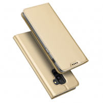 Dux Ducis Skin Pro flipové puzdro pre Samsung Galaxy A6 Plus (2018) - zlaté