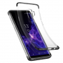 Baseus Armor plastový kryt číry pre Samsung Galaxy S9 - čierny