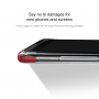 Baseus Armor plastový kryt číry pre Samsung Galaxy S9 - červený