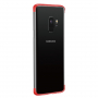 Baseus Armor plastový kryt číry pre Samsung Galaxy S9 - červený