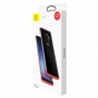 Baseus Armor plastový kryt číry pre Samsung Galaxy S9 - červený