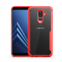 Nárazuvzdorný kryt číry pre Samsung Galaxy A6 Plus (2018) - červený