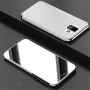 Zrkadlový pokovený kryt pre Samsung Galaxy A6 (2018) - strieborný
