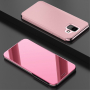 Zrkadlový pokovený kryt pre Samsung Galaxy A6 (2018) - zlatoružový