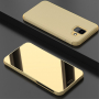 Zrkadlový pokovený kryt pre Samsung Galaxy A6 (2018) - zlatý