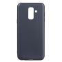 X-Level Plastový matný kryt pre Samsung Galaxy A6 Plus (2018) - čierny