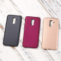 X-Level Plastový matný kryt pre Samsung Galaxy A6 Plus (2018) - vínový