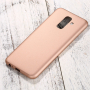 X-Level Plastový matný kryt pre Samsung Galaxy A6 Plus (2018) - zlatý