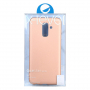 X-Level Plastový matný kryt pre Samsung Galaxy A6 Plus (2018) - zlatý