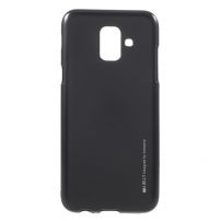 Goospery Jelly plastový kryt pre Samsung Galaxy A6 (2018) - čierny