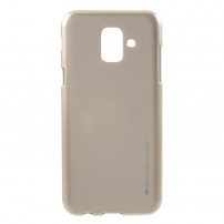Goospery Jelly plastový kryt pre Samsung Galaxy A6 (2018) - zlatý