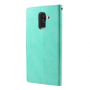 Goospery Blue Moon flipové puzdro pre Samsung Galaxy A6 Plus (2018) - tyrkysové