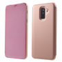 Zrkadlový pokovený kryt pre Samsung Galaxy A6 Plus (2018) - zlatoružový