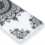 Plastový kryt mandala pre Samsung Galaxy Note 9 - transparentný
