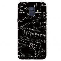 Plastový kryt vzorky pre Samsung Galaxy A6 (2018) - čierny
