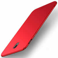 Mofi Plastový kryt Frosted pre Samsung Galaxy J3 (2018) - červený