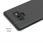 Zrkadlový pokovený kryt pre Samsung Galaxy Note 9 - čierny
