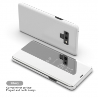 Zrkadlový pokovený kryt pre Samsung Galaxy Note 9 - strieborný