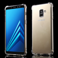 Nárazuvzdorný kryt pre Samsung Galaxy A8 Plus (2018) - transparentný
