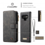 Caseme 2v1 peňaženkové puzdro pre Samsung Galaxy Note 9 - čierne