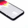 Plastový embosovaný kryt les pre Samsung Galaxy A6 (2018) - priehľadný