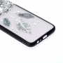 Plastový embosovaný kryt lapač snov pre Samsung Galaxy A6 (2018) - priehľadný