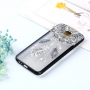 Plastový embosovaný kryt lapač snov pre Samsung Galaxy A6 (2018) - priehľadný