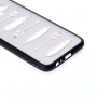 Plastový embosovaný kryt šípy pre Samsung Galaxy A6 (2018) - priehľadný