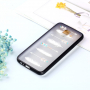 Plastový embosovaný kryt šípy pre Samsung Galaxy A6 (2018) - priehľadný