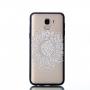 Plastový embosovaný kryt mandala pre Samsung Galaxy J6 (2018) - transparentný