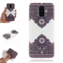 Plastový kryt symetrický vzor pre Samsung Galaxy A6 Plus (2018) - biely
